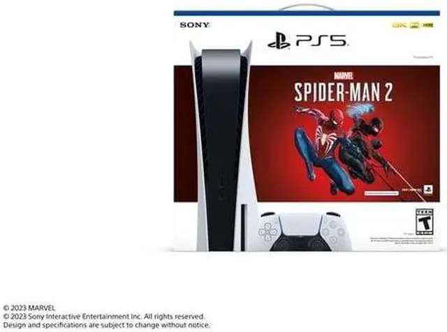 Alt view image 5 of 6 - Playstation 5 Disc Console - Marvel's Spider-Man 2 Bundle