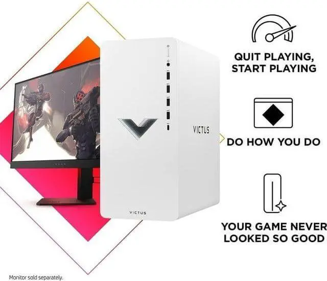 Alt view image 5 of 7 - HP Victus Gaming Desktop, Intel Core i7-13700 Processor (up to 5.2GHz, 16 cores), NVIDIA GeForce RTX 3060 Graphics, 16GB RAM, 512GB SSD, 1TB HDD, Windows 11 Home, Bundle With Cefesfy Cleaning Brush