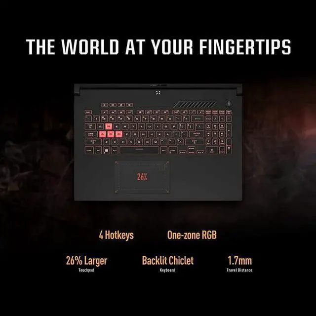Alt view image 4 of 7 - ASUS TUF A17 Gaming Laptop, 17.3" FHD Display, AMD Ryzen 9-7940HS(Beat i9-13900H), NVIDIA GeForce RTX 4070, 32GB DDR5, 1TB SSD, Backlit Keyboard, Wi-Fi 6, Windows 11 Home, Cefesfy Gaming mouse