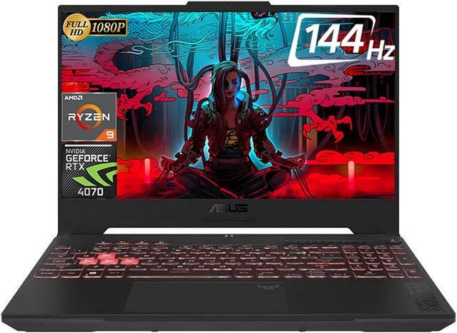 ASUS TUF A17 Gaming Laptop, 17.3 FHD Display, AMD Ryzen 9-7940HS(Beat  i9-13900H), NVIDIA GeForce RTX 4070, 64GB DDR5, 1TB SSD, Backlit Keyboard,  Wi-Fi 6, Windows 11 Home, Cefesfy Gaming mouse 