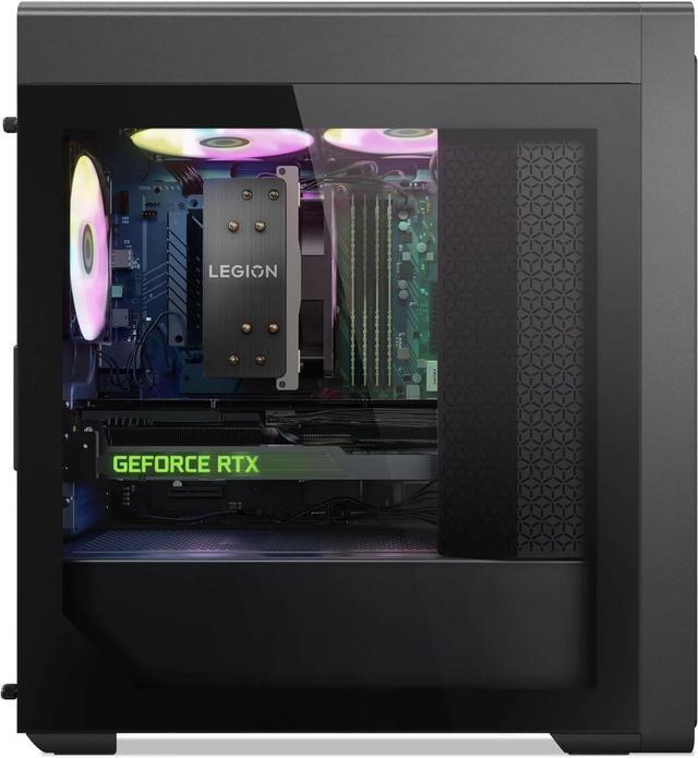 Alt view image 5 of 7 - Lenovo Legion Tower 5 Gen 8 Gaming Desktop Computer, AMD Ryzen 7 7700, GeForce RTX 4070 Ti, 32GB DDR5, 1TB SSD+2TB HDD, Wi-Fi 6E, with Office Lifetime License & Windows 11 Pro