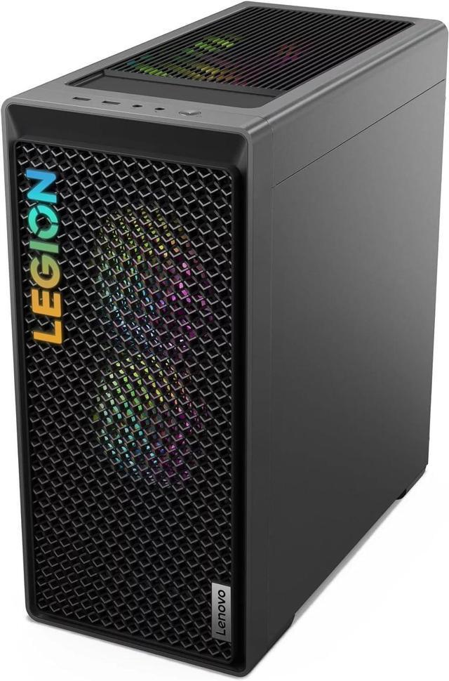Alt view image 6 of 7 - Lenovo Legion Tower 5 Gen 8 Gaming Desktop Computer, AMD Ryzen 7 7700, GeForce RTX 4070 Ti, 32GB DDR5, 1TB SSD+2TB HDD, Wi-Fi 6E, with Office Lifetime License & Windows 11 Pro