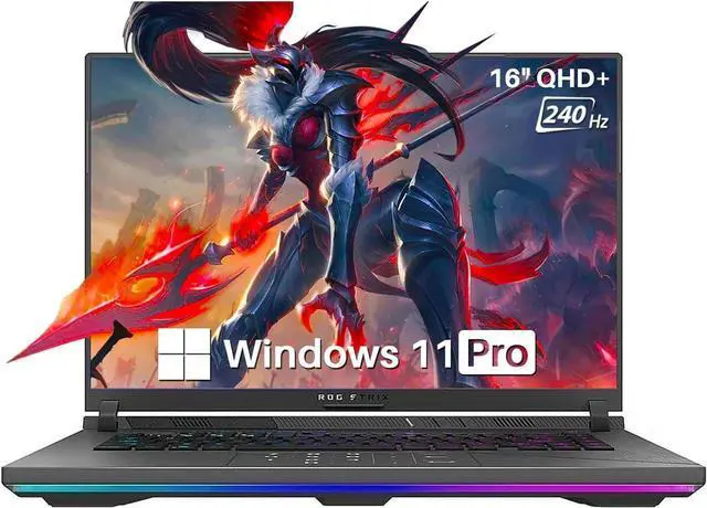 Main image of ASUS ROG Strix G16 16" WQXGA Gaming Laptop, i9-14900HX, NVIDIA GeForce RTX 4060, 32GB DDR5, 1TB SSD, Wi-Fi 6, Backlit Keyboard, Windows 11 Pro