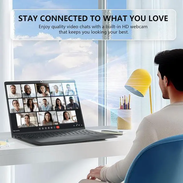 Alt view image 2 of 6 - Dell Inspiron 3535 for Business Laptop, 15.6" FHD Touchscreen, AMD Ryzen 7 7730U CPU, HD Webcam, Win 11 pro (16GB RAM | 512GB SSD)