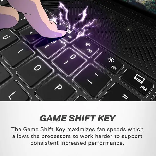 Alt view image 6 of 7 - Dell G16 7630 Gaming Laptop - 16" QHD+ 240Hz 3ms Display, Intel 24-Core i9-13900HX, NVIDIA GeForce RTX 4070 8GB GDDR6, 32GB DDR5, 2TB SSD, Backlit KB, Windows 11 Pro