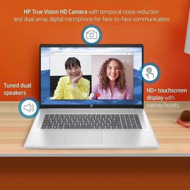 Alt view image 5 of 7 - HP Business Touchscreen Laptop 17 inch, Intel Core i7-1355U, 32 GB RAM, 1 TB SSD, Intel Iris Xe GPU, Wi-Fi 6, Fingerprint, MS Office Pro Lifetime License, Windows 11 Pro