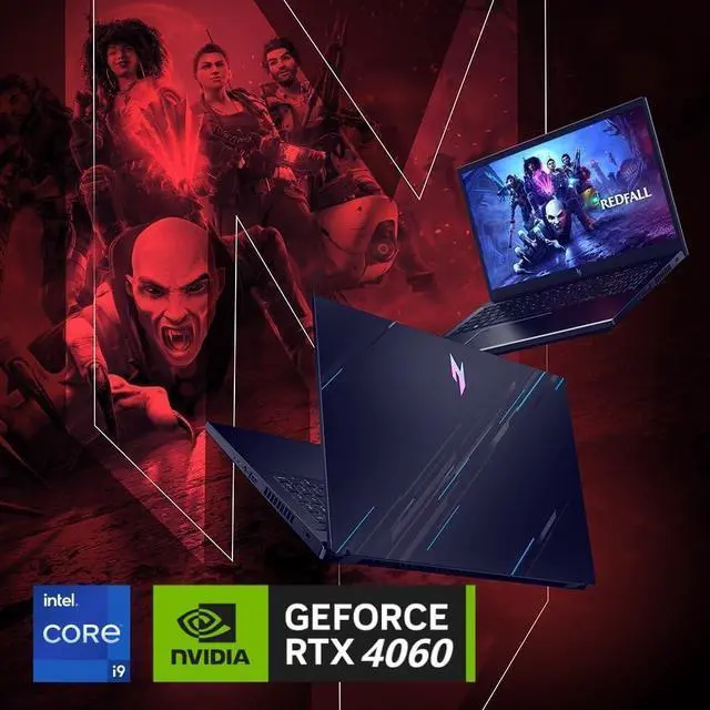 Alt view image 6 of 7 - acer Nitro V 15 Gaming Laptop, 15.6" FHD IPS 144Hz Display, Intel 14-core i9-13900H, NVIDIA GeForce RTX 4060, Wi-Fi 6, Backlit KB, Windows 11 Pro, 64GB DDR5 RAM, 2TB SSD