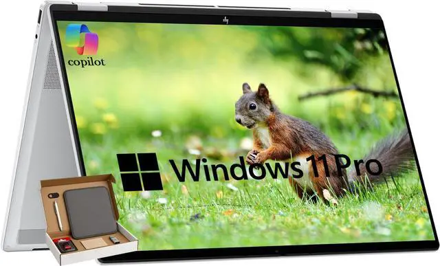 Main image of HP OmniBook 7 Flip 2-in-1 Laptop - Intel Core Ultra 7 258V - 16" 3K OLED Touchscreen - AI Copilot+ PC - 32GB DDR5 RAM, 4TB SSD, Wi-Fi 7, 5MP IR Camera, Backlit KB - Windows 11 Pro