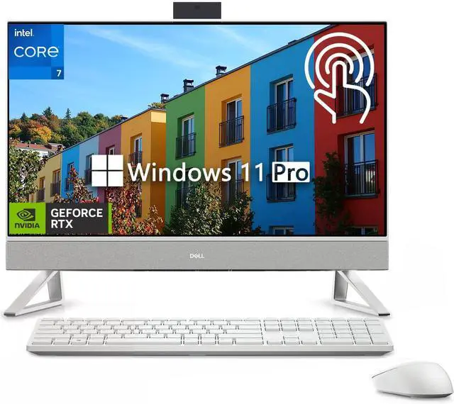 Main image of Dell Inspiron 7730 All in One Desktop PC, 27" Touch Screen, Core 7-150U, 64 GB RAM, 4 TB SSD, NVIDIA GeForce MX570A, Win 11 Pro