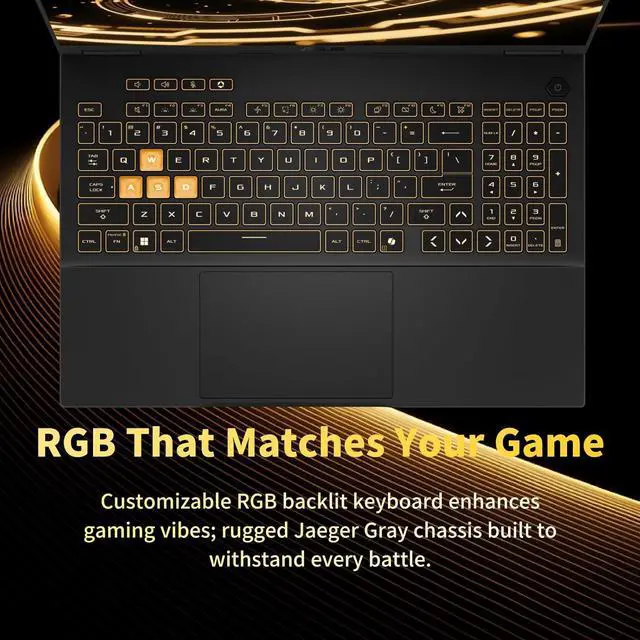 Alt view image 5 of 7 - ASUS TUF F16 Gaming Laptop, Intel Core i7-14650HX(16 Cores), NVIDIA GeForce RTX 5060, 32GB DDR5, 1TB SSD, 16" FHD+ 165Hz IPS Display, Dolby Atmos, Wi-Fi 6E, Windows 11 Pro