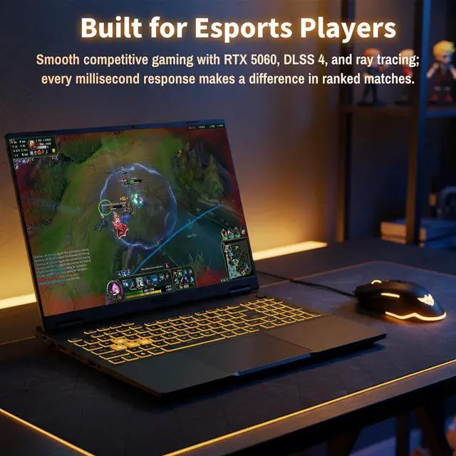 Alt view image 6 of 7 - ASUS TUF F16 Gaming Laptop, Intel Core i7-14650HX(16 Cores), NVIDIA GeForce RTX 5060, 32GB DDR5, 1TB SSD, 16" FHD+ 165Hz IPS Display, Dolby Atmos, Wi-Fi 6E, Windows 11 Pro