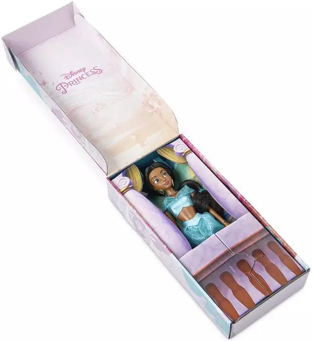 Alt view image 3 of 4 - Disney Princess Aladdin Jasmine Classic Doll with Brush New with Box