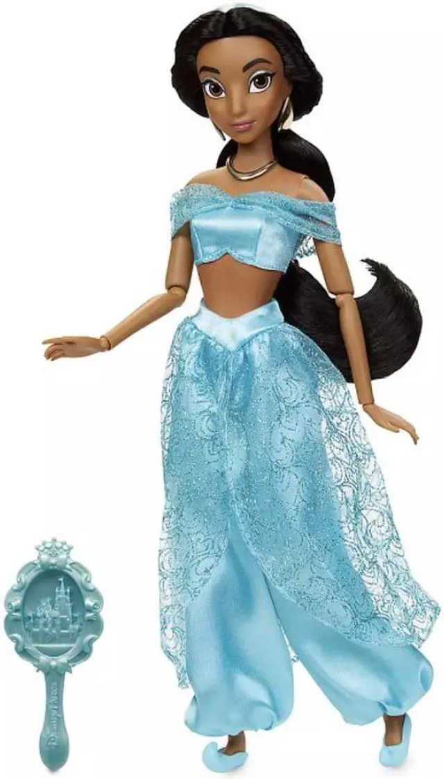 Alt view image 2 of 4 - Disney Princess Aladdin Jasmine Classic Doll with Brush New with Box
