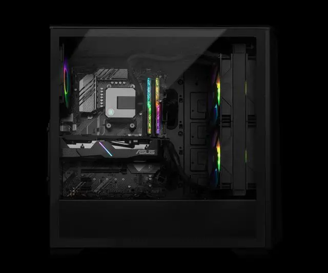 Alt view image 7 of 7 - EK AIO Elite 280mm D-RGB All-in-One CPU Liquid Cooler with EK-Vardar High-Performance PMW Fans, 140mm Fan, Intel 115X/1200/2066, AMD AM4 LGA 1700 Compatible(Requires purchase of LGA 1700 Kit)