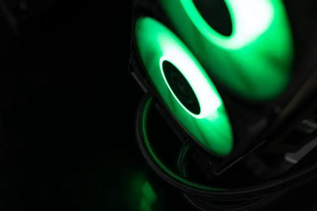 Alt view image 4 of 7 - EK Nucleus AIO CR240 Lux D-RGB 240mm AIO Liquid CPU Cooler with EK FPT 120mm Fans - Compatible with latest Intel and AMD CPU sockets - LGA 1700 and AM5
