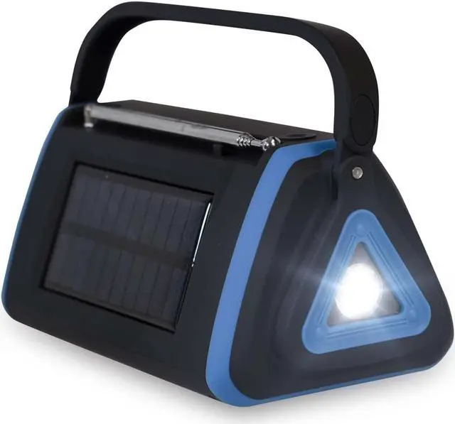 Alt view image 3 of 7 - Emergency Weather Radio 4000MAH Hand Crank Radio Power Bank Charger Flash Light- Large