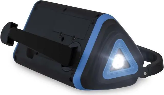 Alt view image 4 of 7 - Emergency Weather Radio 4000MAH Hand Crank Radio Power Bank Charger Flash Light- Large