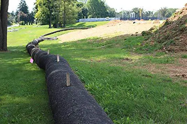 Alt view image 2 of 5 - Home and Country USA Silt Sock Sediment and Erosion Control Management for Storm-Water Management, Drainage Protection- 24" width