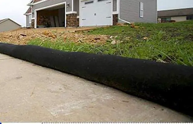 Alt view image 3 of 5 - Home and Country USA Silt Sock Sediment and Erosion Control Management for Storm-Water Management, Drainage Protection- 24" width