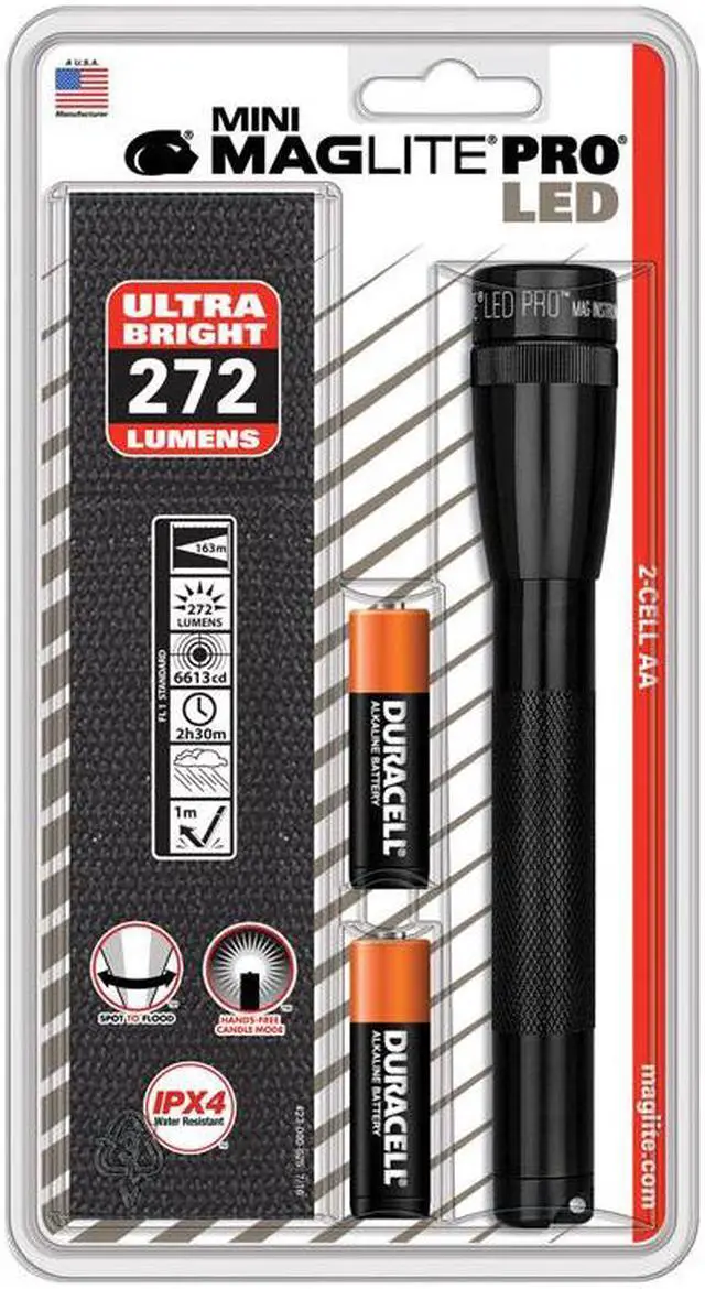Alt view image 11 of 17 - Maglite SP2PO1H Mini MAGLITE LED Pro 2 AA Flashlight with Holster