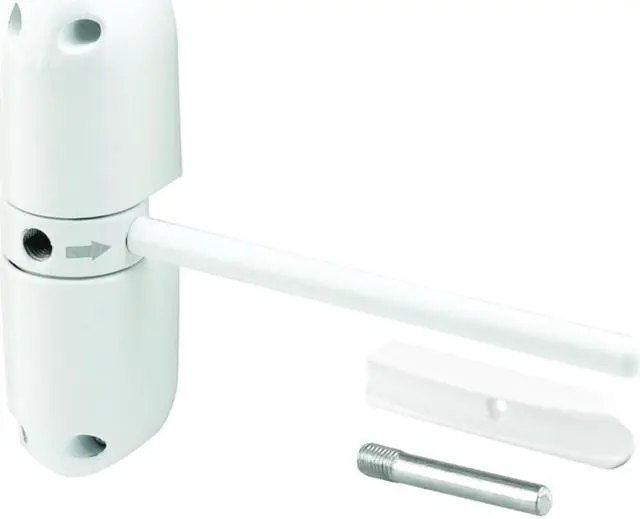 Alt view image 8 of 10 - Prime-Line Gibcloser White Safety Spring Door Closer KC10HD