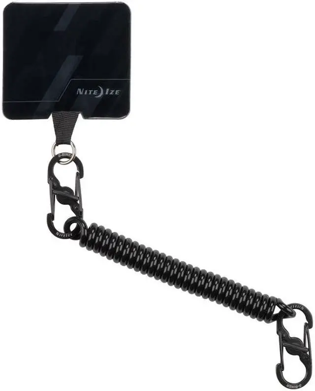 Alt view image 5 of 7 - Nite Ize Hitchâ„¢  Phone Anchor + Tether &  MicroLock Black