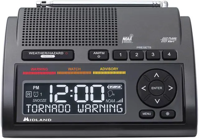 Alt view image 20 of 20 - Midland Radio Weather Alert Radio WR400