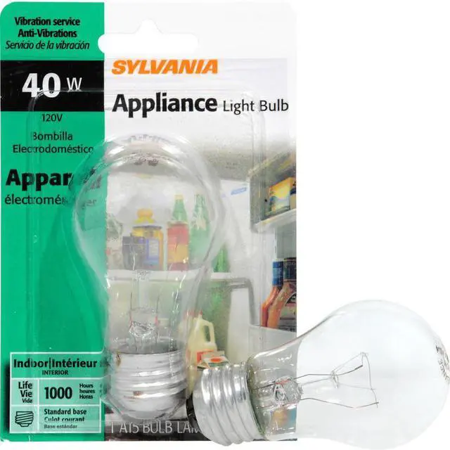 Alt view image 4 of 5 - Sylvania 10129 - 40A15/CL/BL 120V A15 Light Bulb