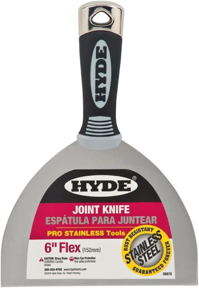 Alt view image 7 of 8 - Hyde 06878 Pro Stainless 6" Flex Joint Knife HH