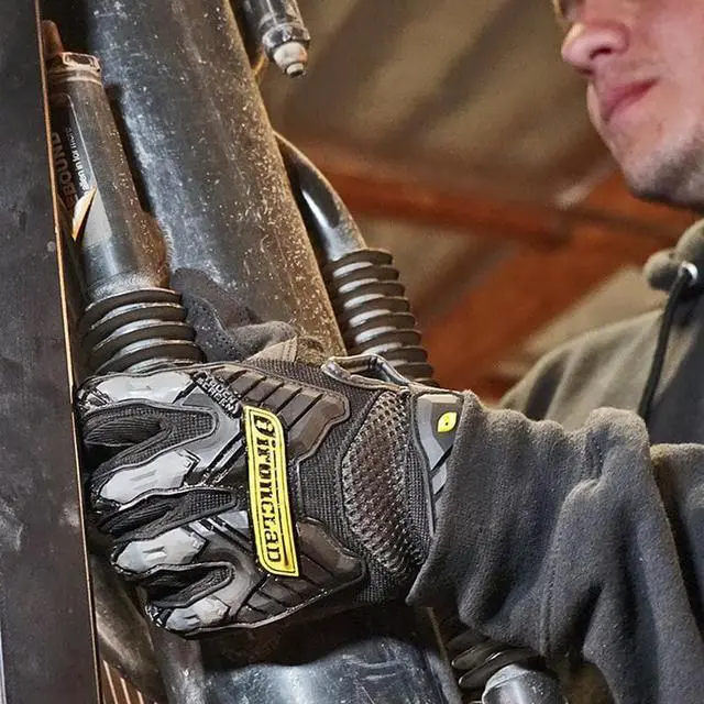 Alt view image 4 of 5 - IRONCLAD IEX-MIG-04-L Impact Resistant Gloves,Size L,Black,PR