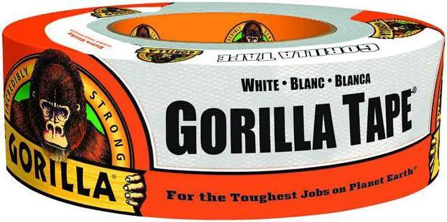 Alt view image 15 of 20 - GORILLA GLUE 6025001 Duct Tape,Round,White,5-3/4 in. dia.