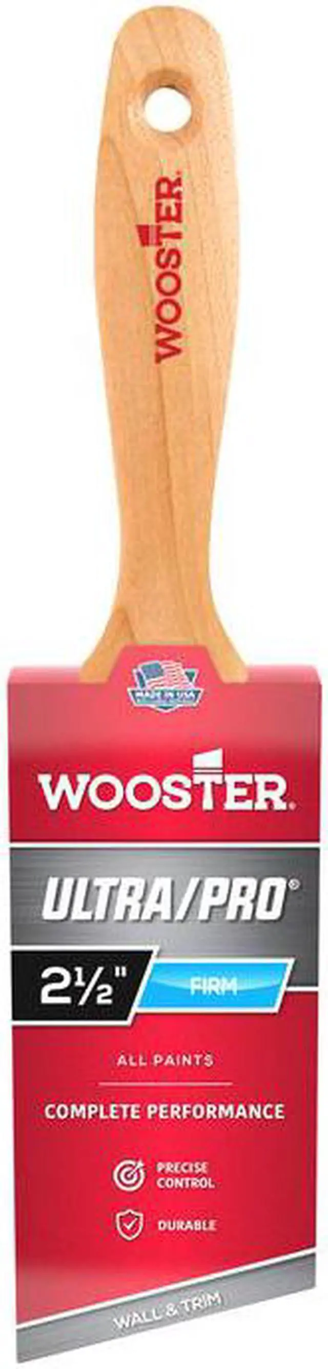 Alt view image 5 of 6 - Wooster Ultra/Pro Firm 2-1/2 In. Angle Varnish Paint Brush 4177-2 1/2