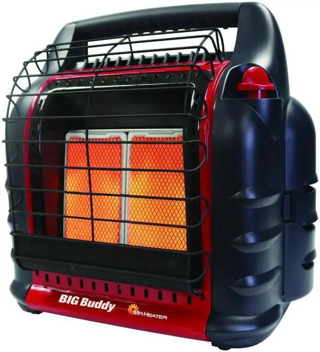 Alt view image 4 of 10 - Mr. Heater 4,000 - 18000 BTU Big Buddy Portable LP Gas Heater Unit