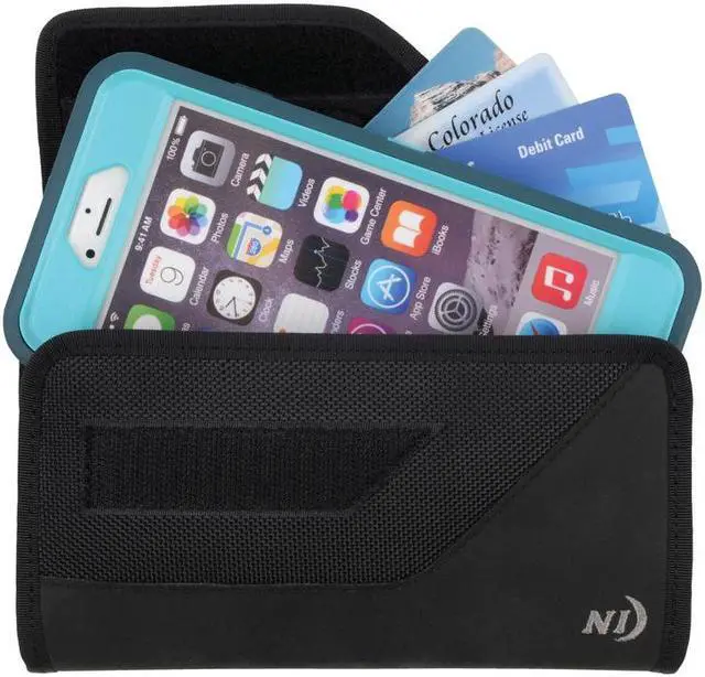 Alt view image 16 of 20 - Nite Ize Black Solid Clip Case Sideways Holster - XXL CCS2L-01-R3