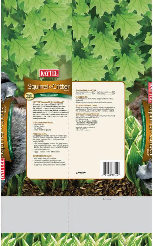 Main image of Kaytee Products Inc. 10Lb Squirrel & Critter Blend Food