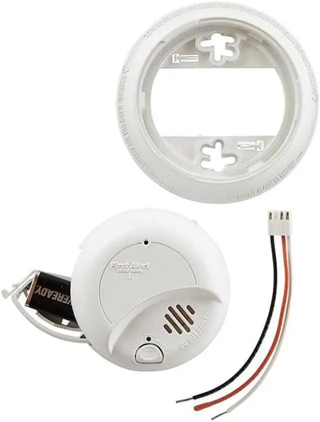 Alt view image 7 of 7 - BRK ELECTRONICS - 9120B 120V Smoke Alarm, 9V Battery Backup (Not a CO Detector)