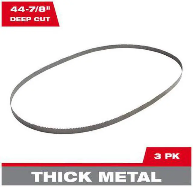 Alt view image 8 of 8 - 3 ft. 8-7/8" Portable Band Saw Blade, Milwaukee, 48-39-0501