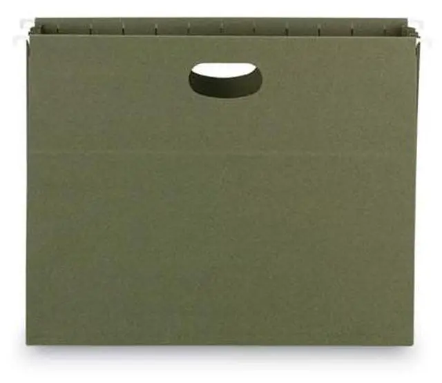 Alt view image 18 of 18 - Smead 100% Recycled Hanging Pockets with Full-Height Gusset Letter Green 10/Box 64226