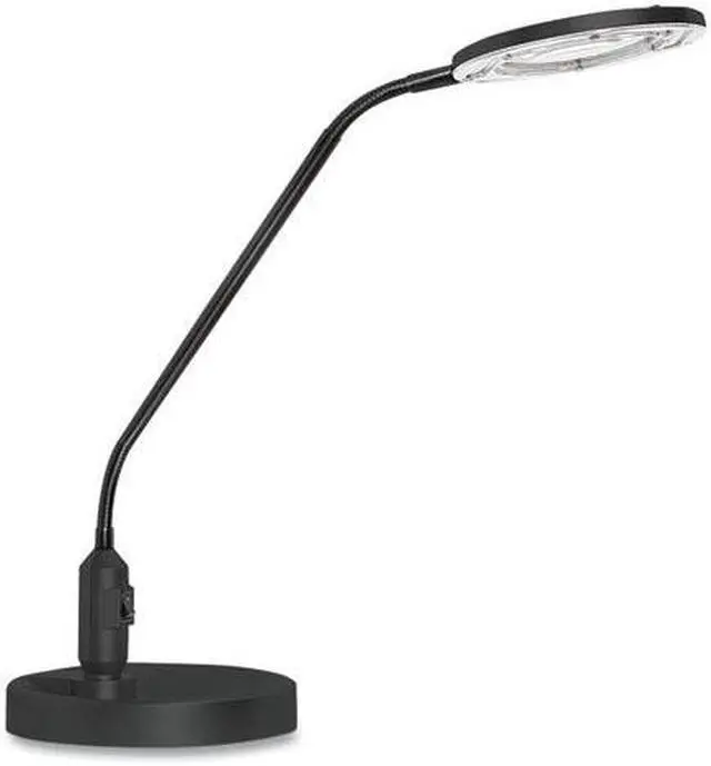 Alt view image 6 of 20 - Desktop LED Magnifier Lamp, 19" High, Black ALELEDM765B