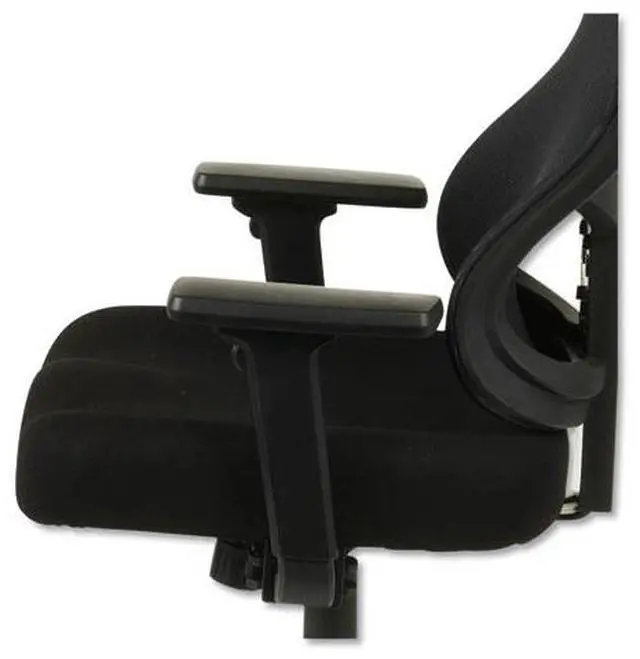 Alt view image 6 of 20 - Alera ALEELT4214F Elusion II Series Mesh Mid-Back Swivel/Tilt Chair with Adjustable Arms