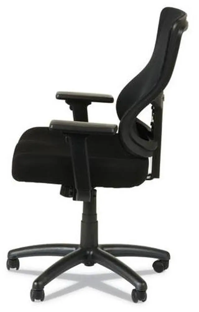 Alt view image 8 of 20 - Alera ALEELT4214F Elusion II Series Mesh Mid-Back Swivel/Tilt Chair with Adjustable Arms