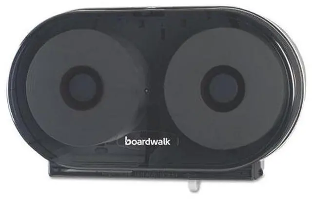 Alt view image 6 of 14 - Jumbo Twin Toilet Tissue Dispenser, 20 1/4 x 12 1/4, Black 1529