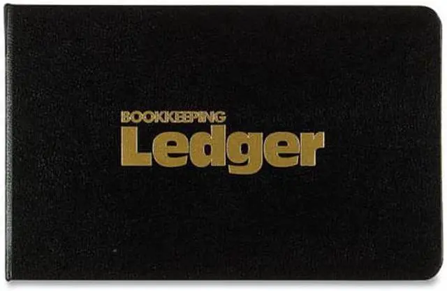 Alt view image 12 of 16 - National Four-Ring Ledger Binder Kit Black 8.5 x 5 100 Sheets/Book 63453
