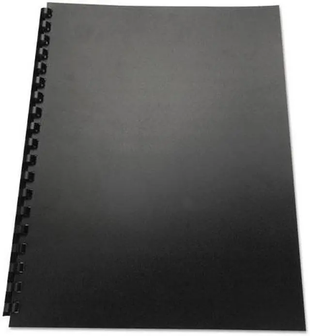 Alt view image 9 of 12 - 100% Recycled Poly Binding Cover, 11 x 8 1/2, Black, 25/Pack 25818