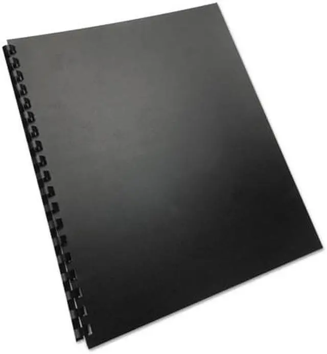 Alt view image 11 of 12 - 100% Recycled Poly Binding Cover, 11 x 8 1/2, Black, 25/Pack 25818