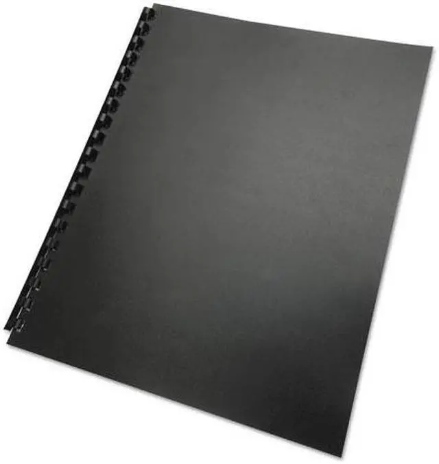 Alt view image 12 of 12 - 100% Recycled Poly Binding Cover, 11 x 8 1/2, Black, 25/Pack 25818