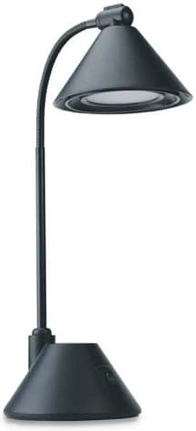 Alt view image 12 of 17 - LED Task Lamp, 2 Prong, 17"High, Black ALELED932B