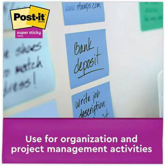 Alt view image 9 of 20 - Post-it Pop-up Recycled Notes in Bora Bora Colors 3 x 3 90-Sheet 6/Pack R3306SST