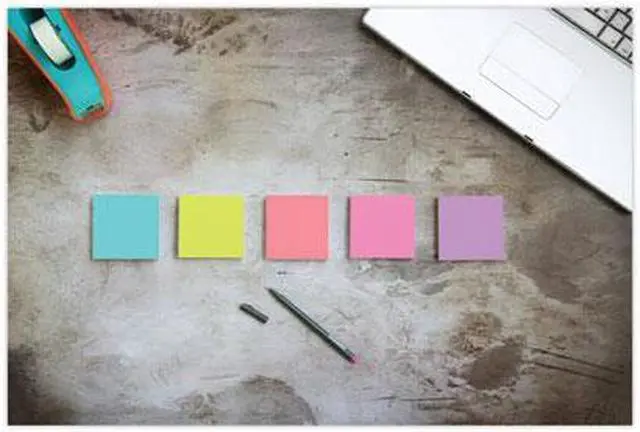 Alt view image 15 of 20 - Post-it Note Pads Office Pack 3 x 3 Canary/Miami 90/Pad 24 Pads/Pack 65424SSCYM