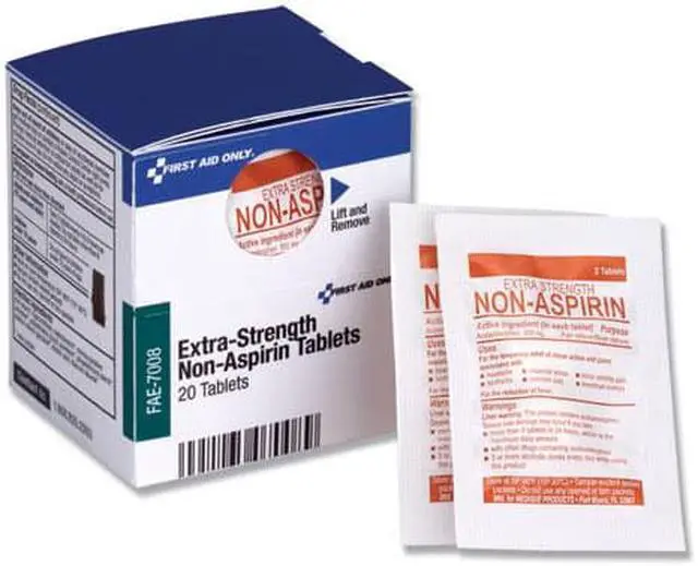Alt view image 5 of 5 - Extra-Strength Non-Aspirin Tablets, PK20